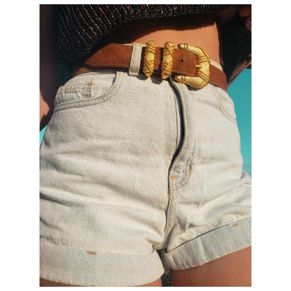 golden🌟treasure vintage belt sz S - Picture 5 of 8